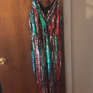 New w/o tags Dress the Population Margo Sequin XL